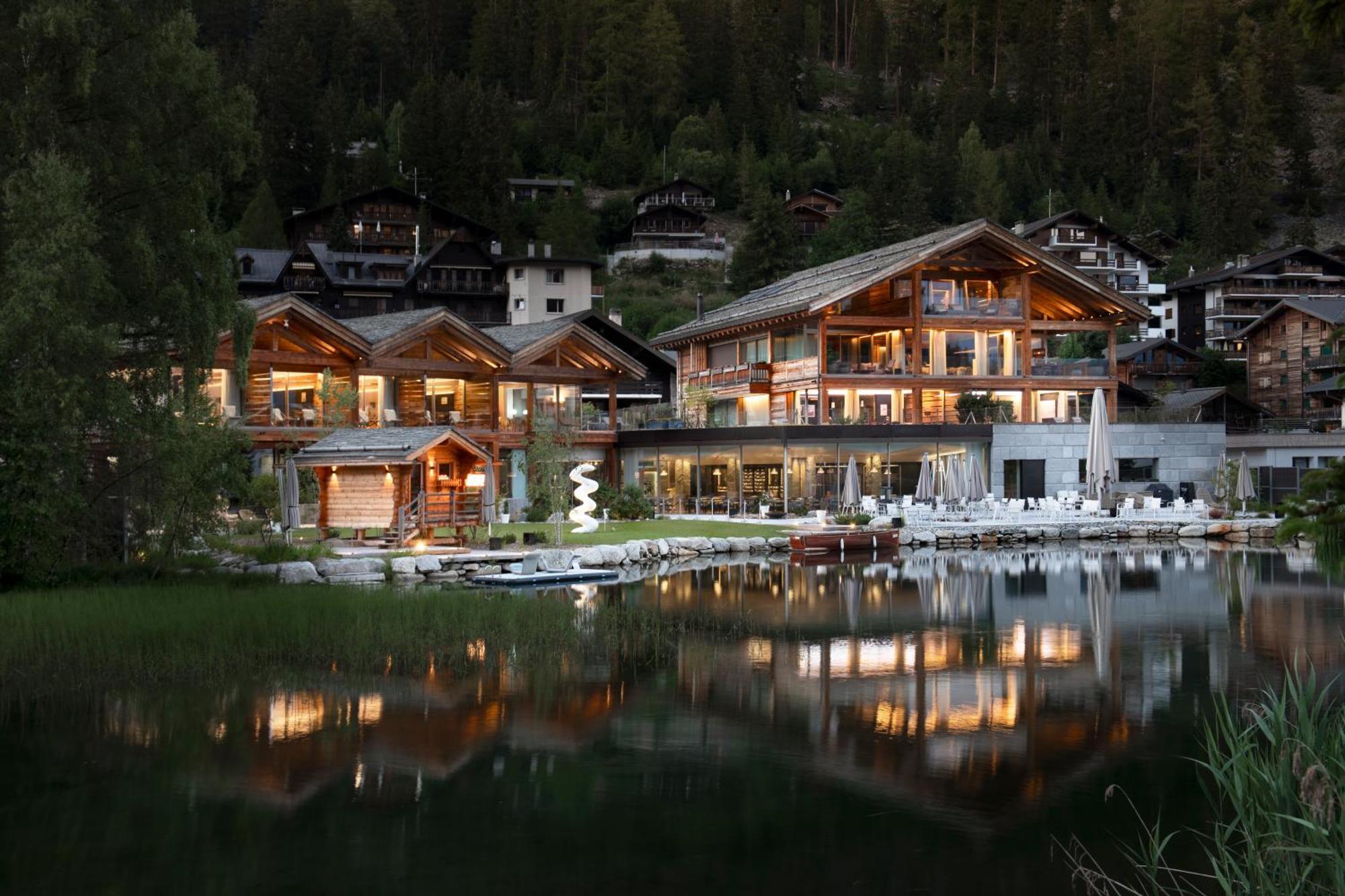 Hotel Au Club Alpin Champex-Lac Esterno foto