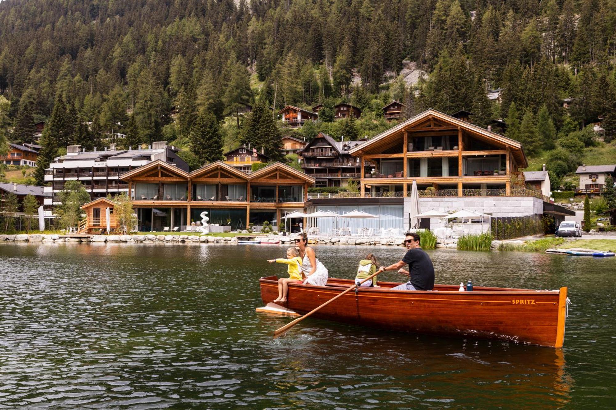 Hotel Au Club Alpin Champex-Lac Esterno foto